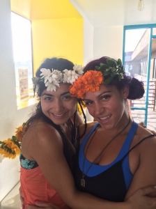 The luminous Kristina and I post BodyLove workshop on the Summer Solstice 